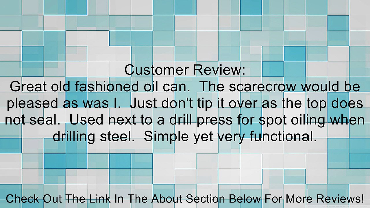 GOLDENROD (56021) Spring Bottom Oiler with Straight Spout - 6 oz. Capacity Review