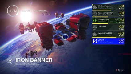 Destiny PS4 [Hawkmoon] Competitive Part 647 - Iron Banner (Twilight Gap, Earth) [With Commentary]