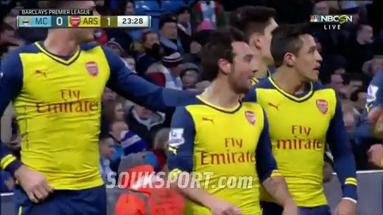 مانشستر سيتي 0-2 آرسنال