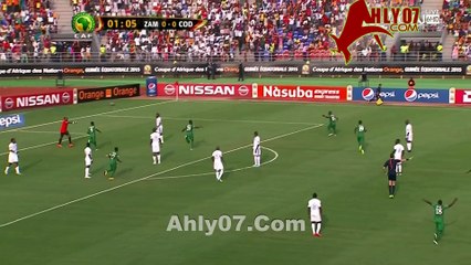 أهداف مباراة زامبيا 1 - 1 الكونغو - كأس الأمم الإفريقية 2015