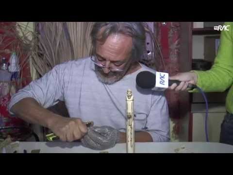 SIMPLES ASSIM: Que tal uma escultura com Folha de Palmeira?