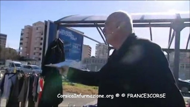 #Corse Reportage sur Aiacciu Cità Corsa - occupation du terrain - Tratage