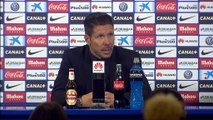 Simeone , en referencia al Real Madrid: 