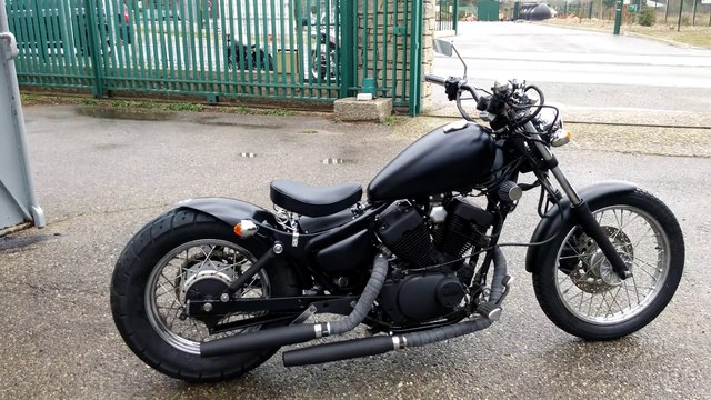 Virago 125 bobber Black Oak