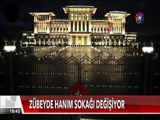 Zübeyde Hanım Sokağı Cumhurbaşkanlığı Caddesi olarak değiştiriliyor