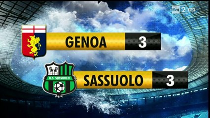 Genoa 3 - 3 Sassuolo - Serie A - Highlights - 18/01/2015