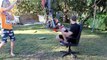 Leaf Blower Chair - Beer Challenge - Electric Shock Prank _ Top Challenges #74