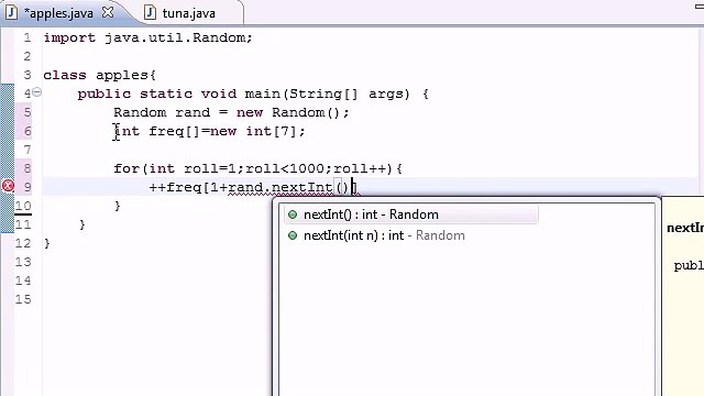 Java Programming Tutorial - 30 - Array Elements as Counters