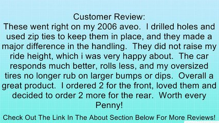 Mr. Gasket 1287 Universal Coil Spring Booster Review