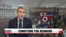 N. Korea demands lifting of sanctions as precondition to family reunions