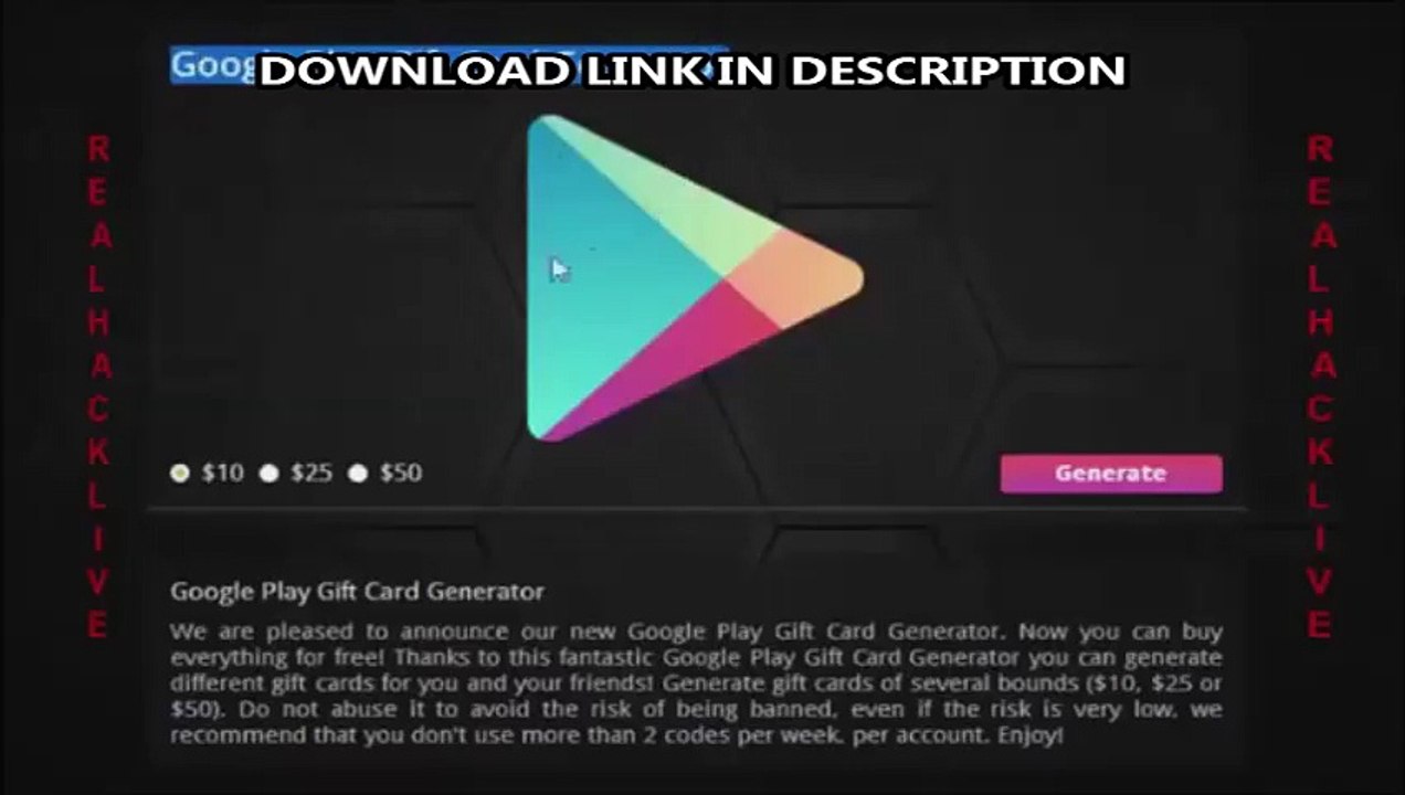 Google Play Gift Card Generator 2015 download no surveys no passwords