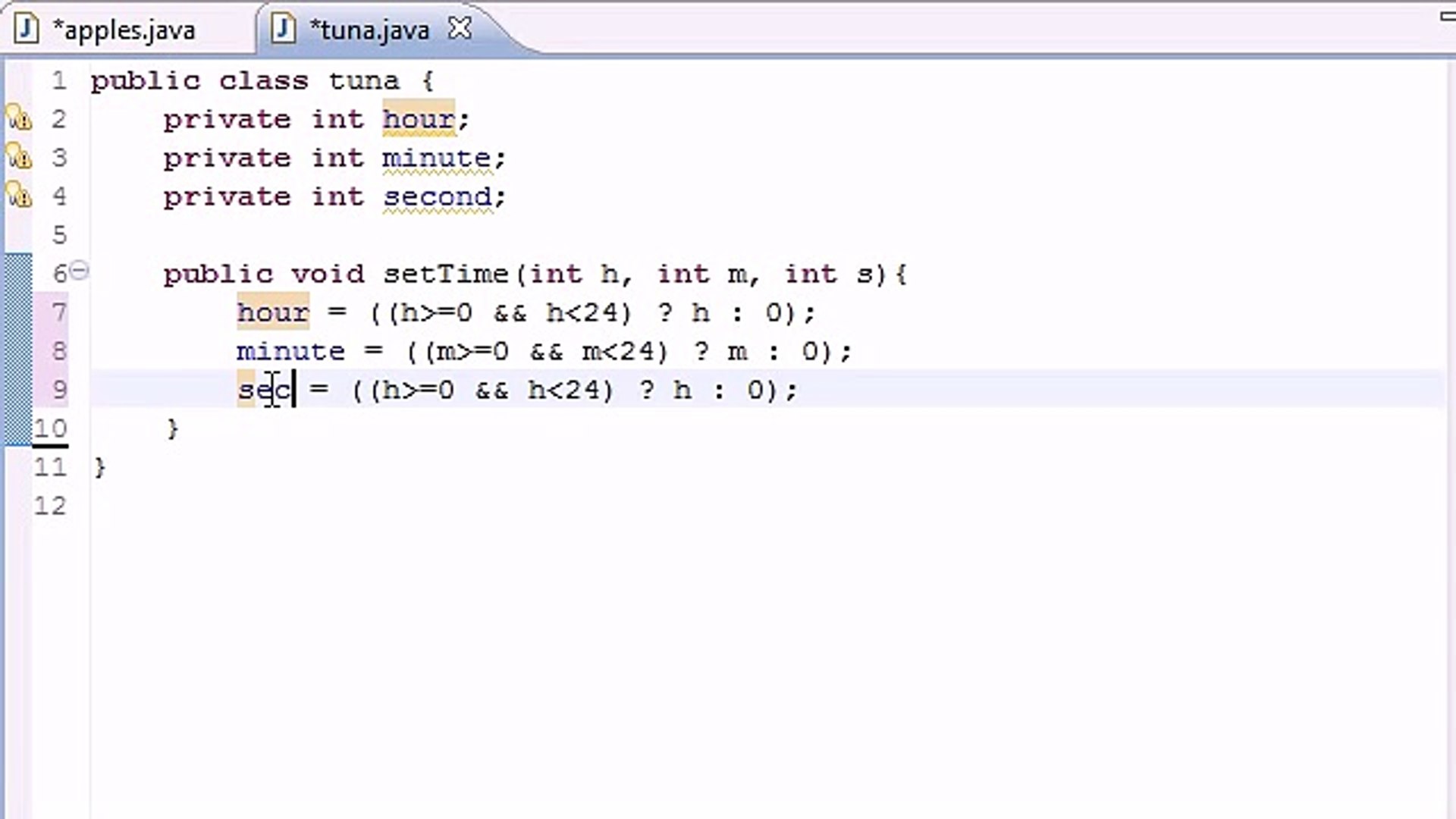 Java Programming Tutorial - 36 - Time Class