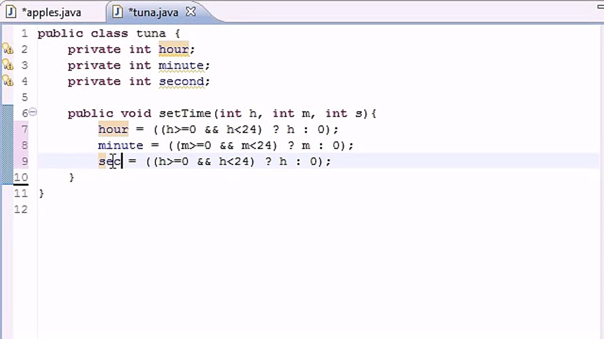 Java Programming Tutorial - 36 - Time Class