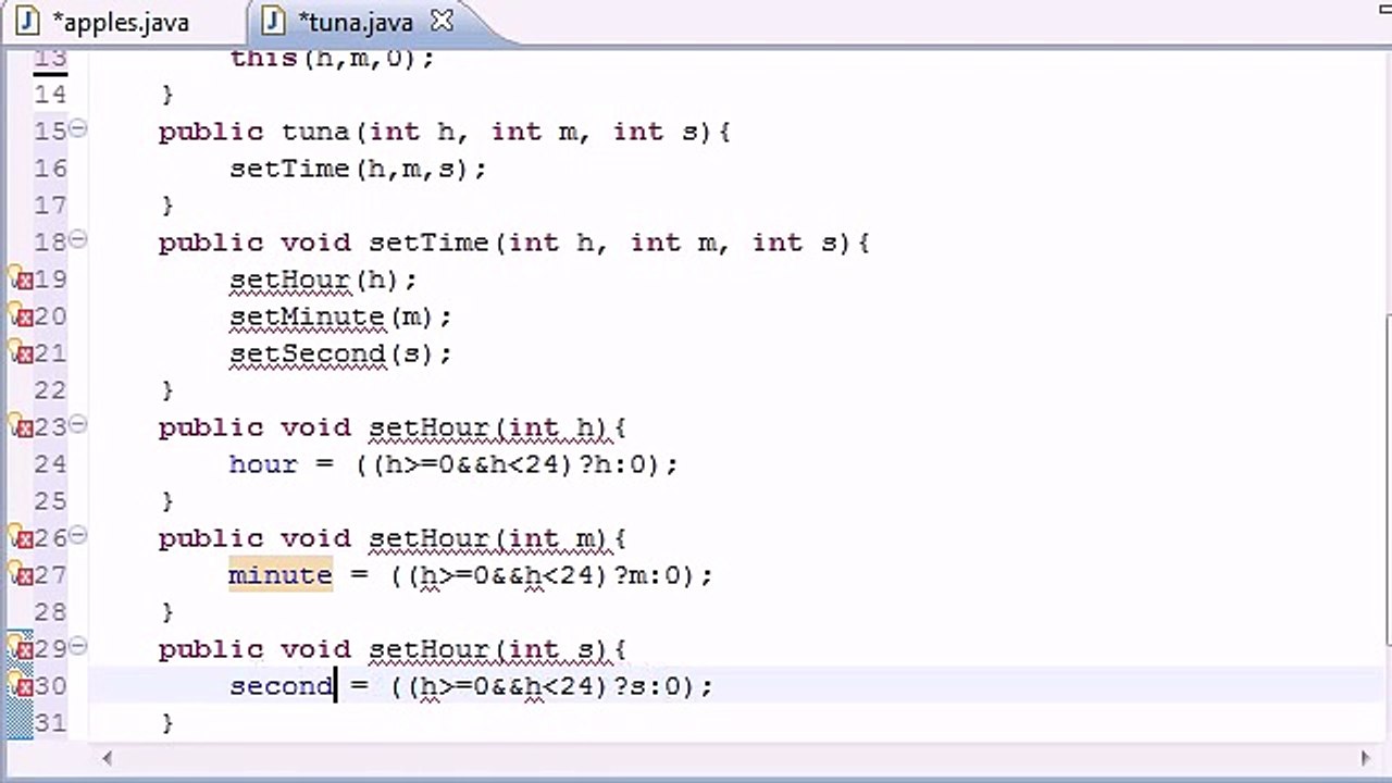 Java Programming Tutorial - 40 - Set and Get Methods