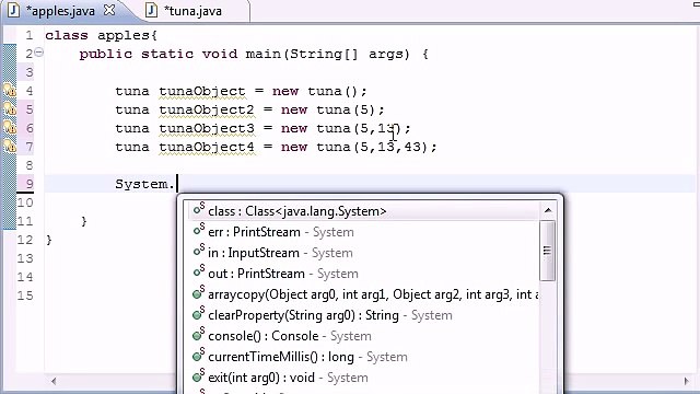 Java Programming Tutorial - 41 - Building Objects for Constructors