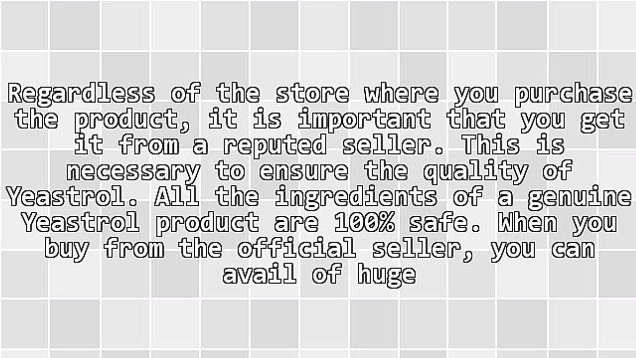 No None Advise About Yeastrol That You Should Know