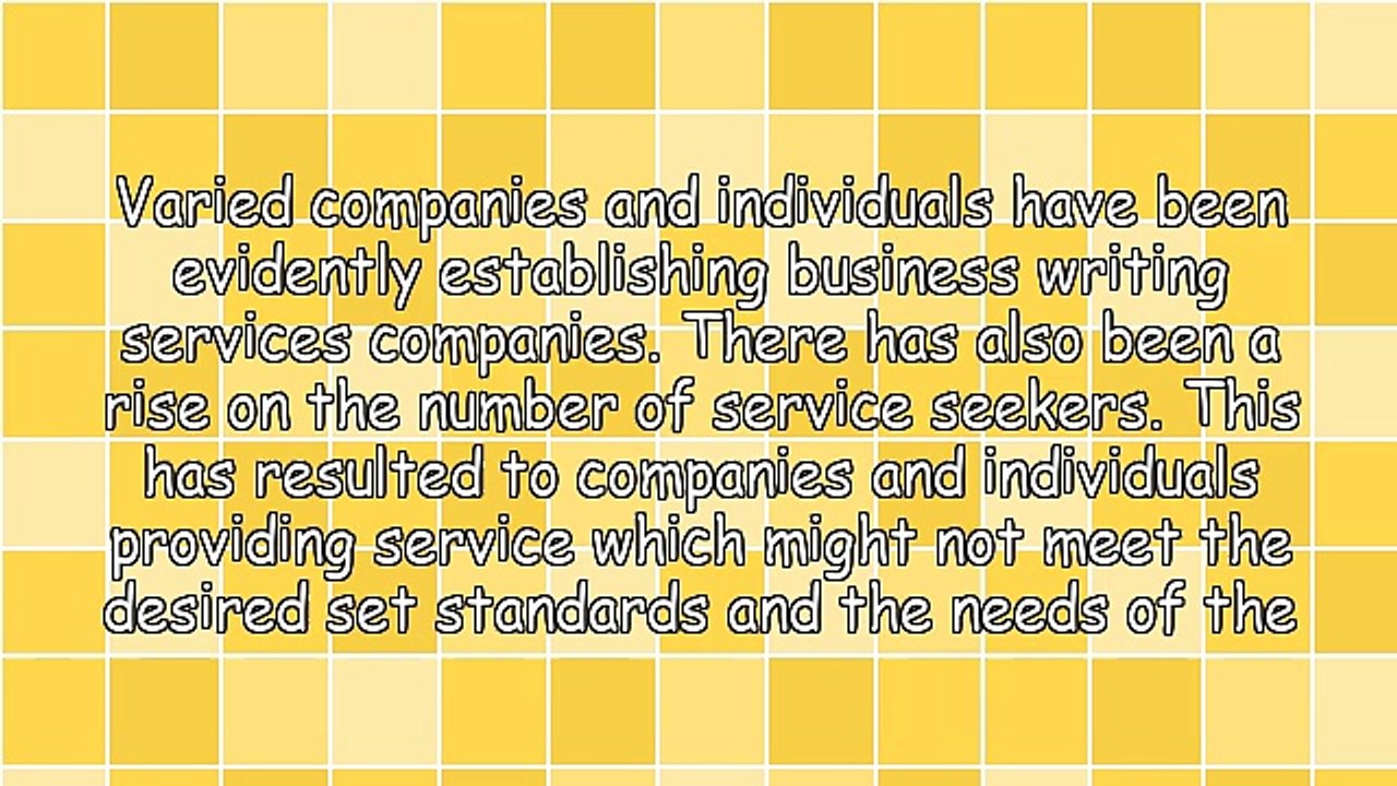 Appropriate Ways Of Selecting Effective Business Writing Services