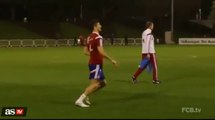 Incroyables gestes techniques de Gotze, Lewandowski et Gaudino à l'entraînement du Bayern Munich