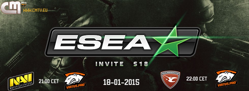 Natus Vincere vs Virtus pro CM.TV ESEA Invite S18 cmtv.eu