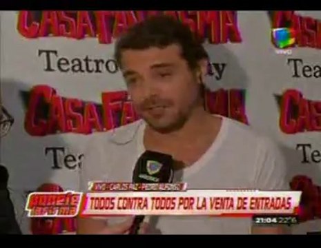 Pedro y elenco Casa Fantasma en Ponele la Firma - 18 de Enero