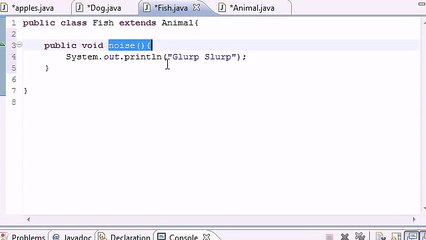 Java Programming Tutorial - 61 - Simple Polymorphic Program