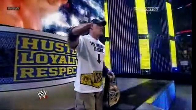 WWE Raw 4_8_13 John Cena vs Mark Henry [Ryback Turn heel]