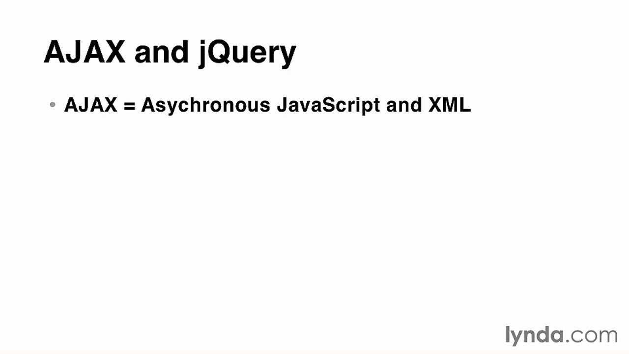 01. Updating information without reloading the page using AJAX