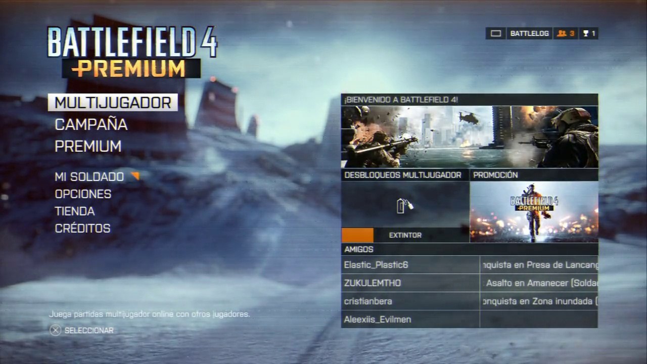 BATTLEFIELD 4 | SALUDOS Y BIENVENIDA A MI CANAL | Gamer-_-Mex