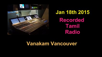 Vanakam Vancouver 2015-01-18