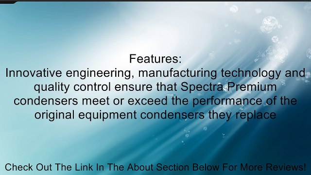 Spectra Premium 7-3016 A/C Condenser for Dodge D/R/W/RAM Series Review