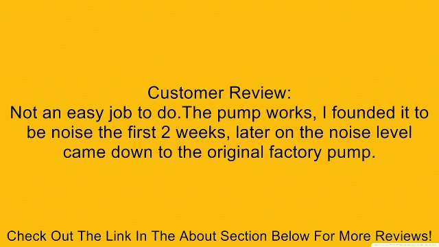 ACDelco MU1378 GM Original Equipment Fuel Pump and Level Sensor Module with Gasket Review
