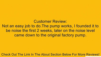 ACDelco MU1378 GM Original Equipment Fuel Pump and Level Sensor Module with Gasket Review