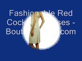 Fashionable Red Cocktail Dresses
