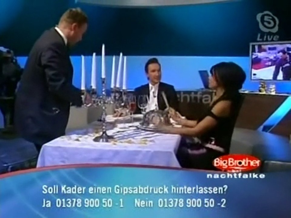 Big Brother bei Nachtfalke (Tele 5) - KADER LOTH bei JOCHEN BENDEL (2004) (Teil 1)