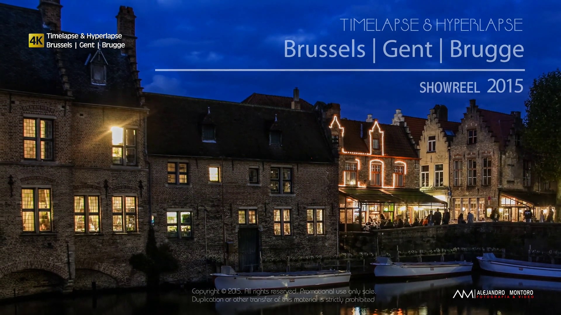 Timelapse & Hyperlapse - Brussels | Gent | Brugge - 4K (Ultra HD)