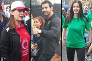 Bollywood Celebs at the Mumbai Marathon 2015