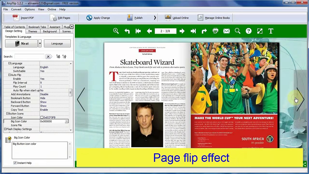 Insert rich media to create your stunning flipbook