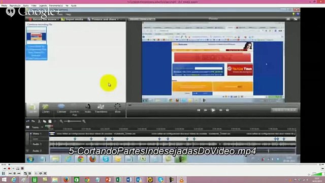 Como Usar Camtasia Studio - Cortando Partes Dos Videos - Lição 5