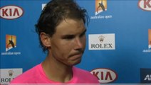 Rafael Nadal Interview after R1 AO2015