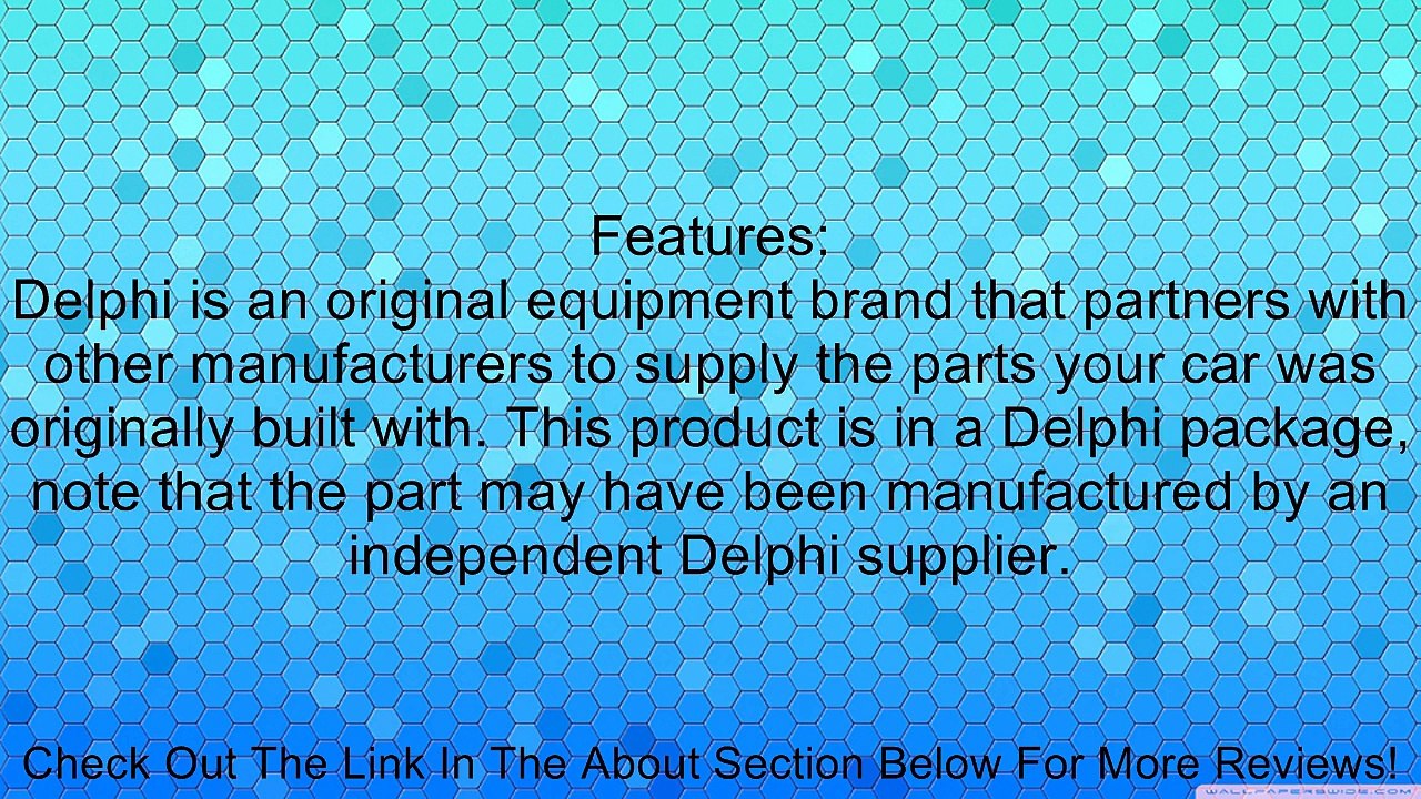 Delphi CZ20003 Distributor Review
