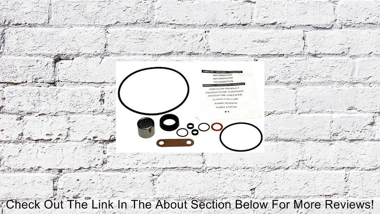 Edelmann 7900 Power Steering Pump Complete Rebuild Kit Review