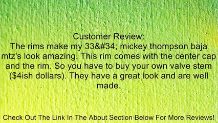 American Racing Series AR767 Gloss Black Wheel (15x8"/5x5.5") Review