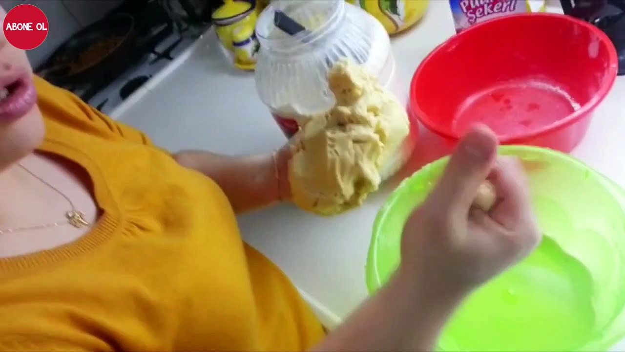 Elmalı Kafes Kurabiye Yapımı - Elmalı Kurabiye Tarifi