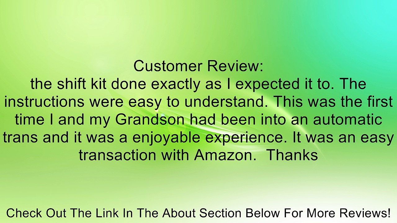 B&M 70235 Transpak Shift Kit Review