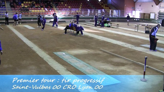 Premier tour, tir progressif, Saint-Vulbas contre CRO Lyon, Sport Boules, J10 Elite, Saison 2014 /2015