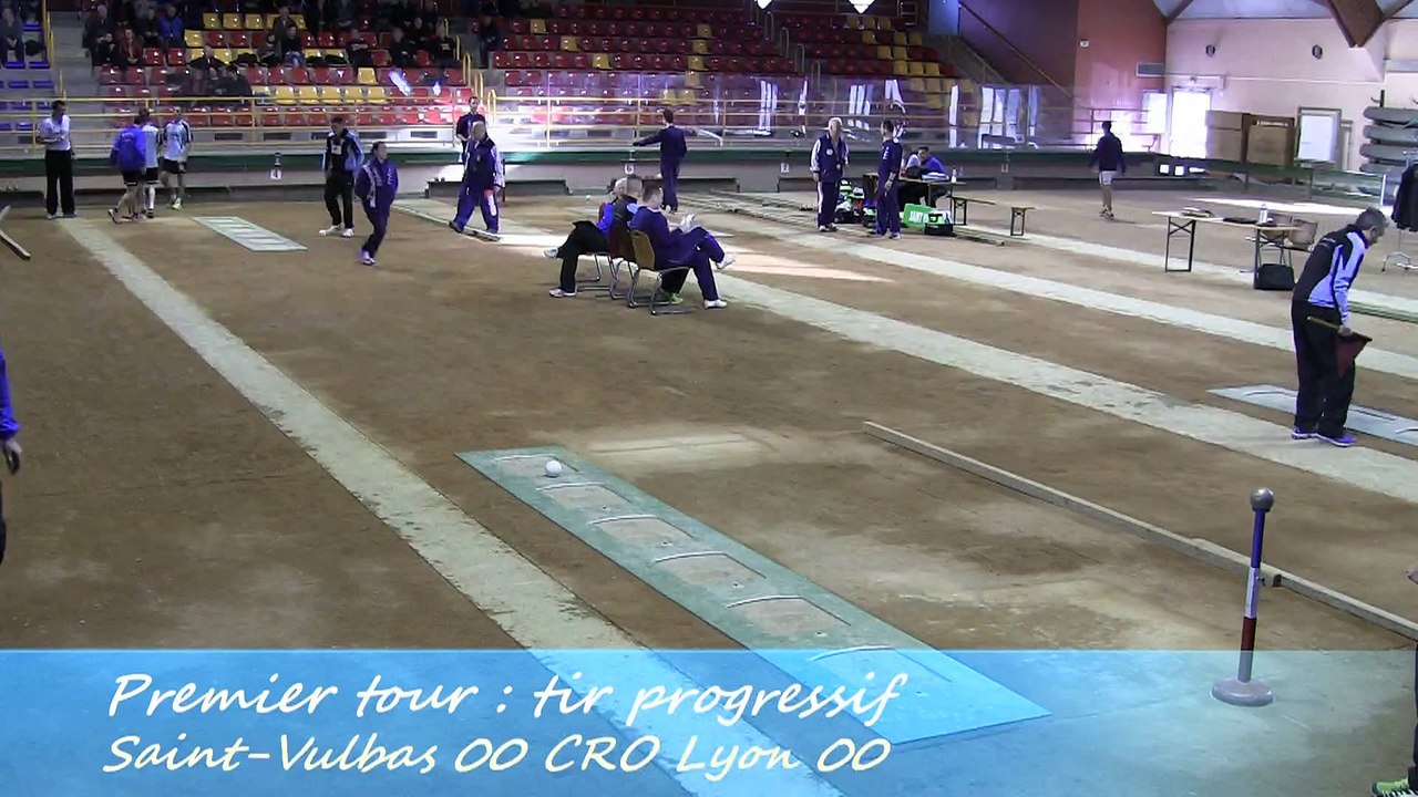 Premier tour, tir progressif, Saint-Vulbas contre CRO Lyon, Sport Boules, J10 Elite, Saison 2014 /2015