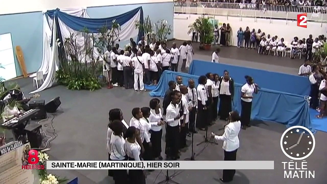 Veillée funèbre en Martinique pour Clarissa Jean-Philippe