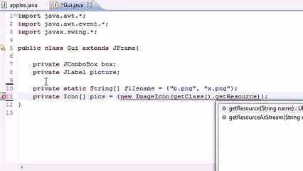 Java Programming Tutorial - 68 - JComboBox
