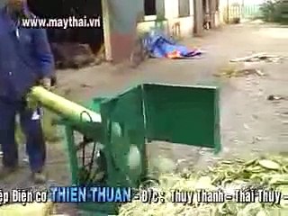 Máy thái chuối cực chất cho các bác nông dân đỡ khổ