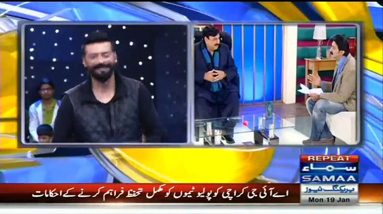 Sheikh Rasheed Funny Reply on his Ring Piston in  Live Program